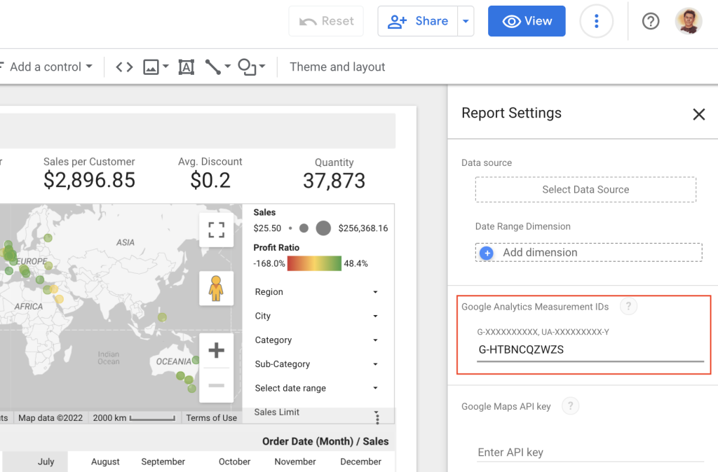 Sync Google Analytics with Looker Studio