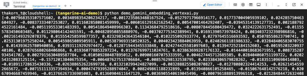 Gemini Embedding Experimental model