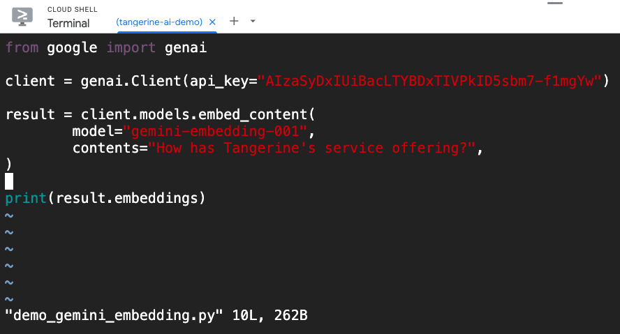 Gemini Embedding Experimental model